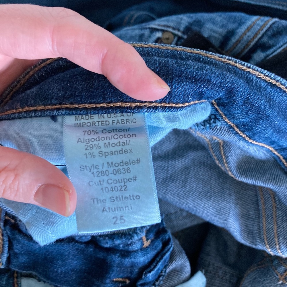 Current Elliot The Stiletto Alumni Jean size 25 - Picture 6 of 8